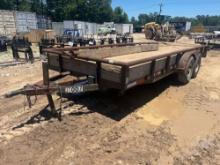 2001 PERKINS 20 FT T/A UTILITY TRAILER VIN: 44CPB202X1T024348