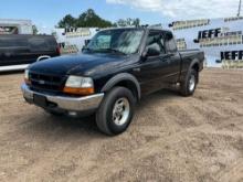 1999 FORD RANGER XLT EXTENDED CAB 4X4 PICKUP VIN: 1FTZR15VXXPA03741