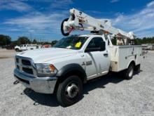 2013 Ram 5500 Heavy Duty Bucket Truck, VIN # 3C7WRNAL4DG595171