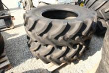 TWO FIRESTONE 420/85R28 TIRES