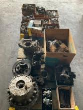 PALLETS OF RADIAL ENGINE INVENTORY