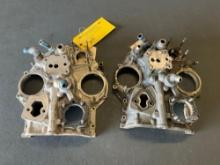PAIR OF LYCOMING 320/360 ACCY CASES 76098 ( 1 IS CRACKED)