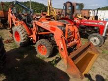Kubota L3400 4wd Compact Tractor w/ Loader & Backhoe, Hydro, R4 Industrial
