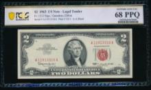 1963 $2 Legal Tender Note PCGS 68PPQ