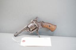 Antique Belgian 8mm Pinfire Revolver