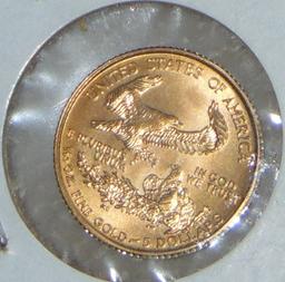 1999 1/10 Oz. Gold Eagle.