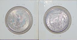 1884-O, 1887 Morgan Dollars.