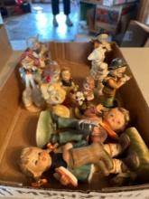 2 Hand Painted Original Hummel Figurines, Lefton China Figurine, and various other