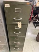 Lyon 4-drawer metal file cabinet