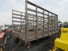 18' Wooden Hay Wagon
