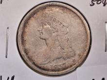 1837 Capped Bust Half Dollar