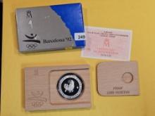 Barcelona '92 GEM Proof Deep Cameo silver 2000 pesetas