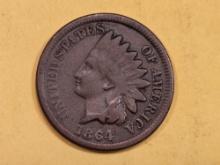 Better Date 1864 Indian cent