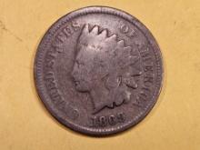 * Semi-Key 1869 Indian cent