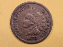 Better Date 1879 Indian Cent in Fine