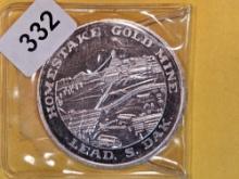 One Troy ounce .999 fine silver art round