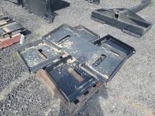 2024 MID-STATE 46'' SOLID BACK QUICK ATTACH PLATES SKID STEER ATTACHMENT