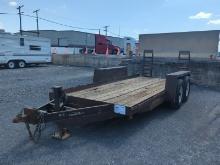 2006 APPALACHIAN SKID LOADER 16' EQUIPMENT TRAILER