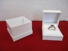 Signed Artisan Made Sterling Silver with Ruby Ring