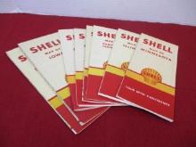 Shell Service Station NOS Travel Maps-Lot of 8