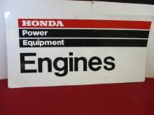 Honda Power Equipment Metal Advertising Sign