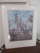 Confederate State Marine Corp. Autographed Print