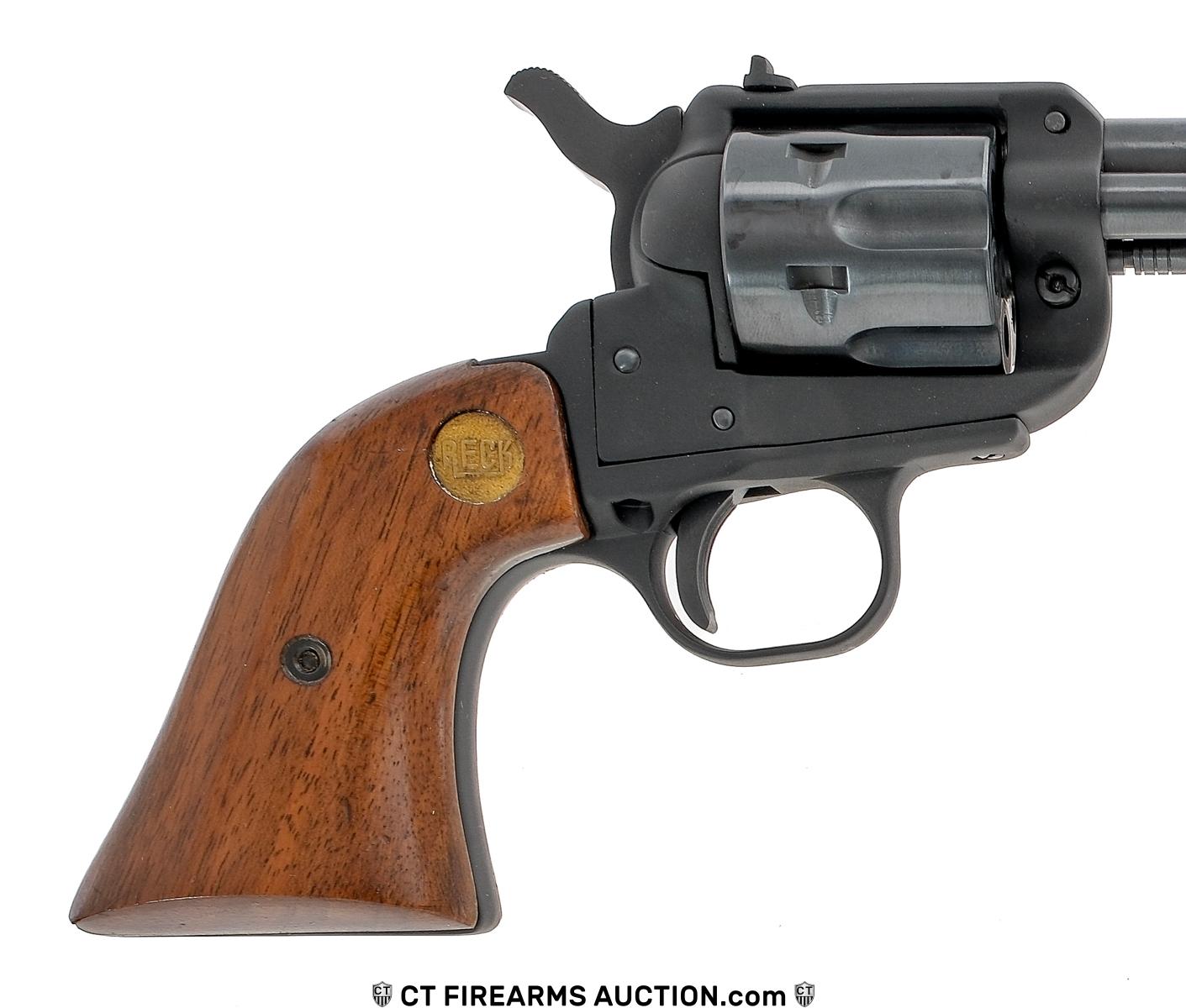 West German Reck R12 .22 LR Single Action Revolver