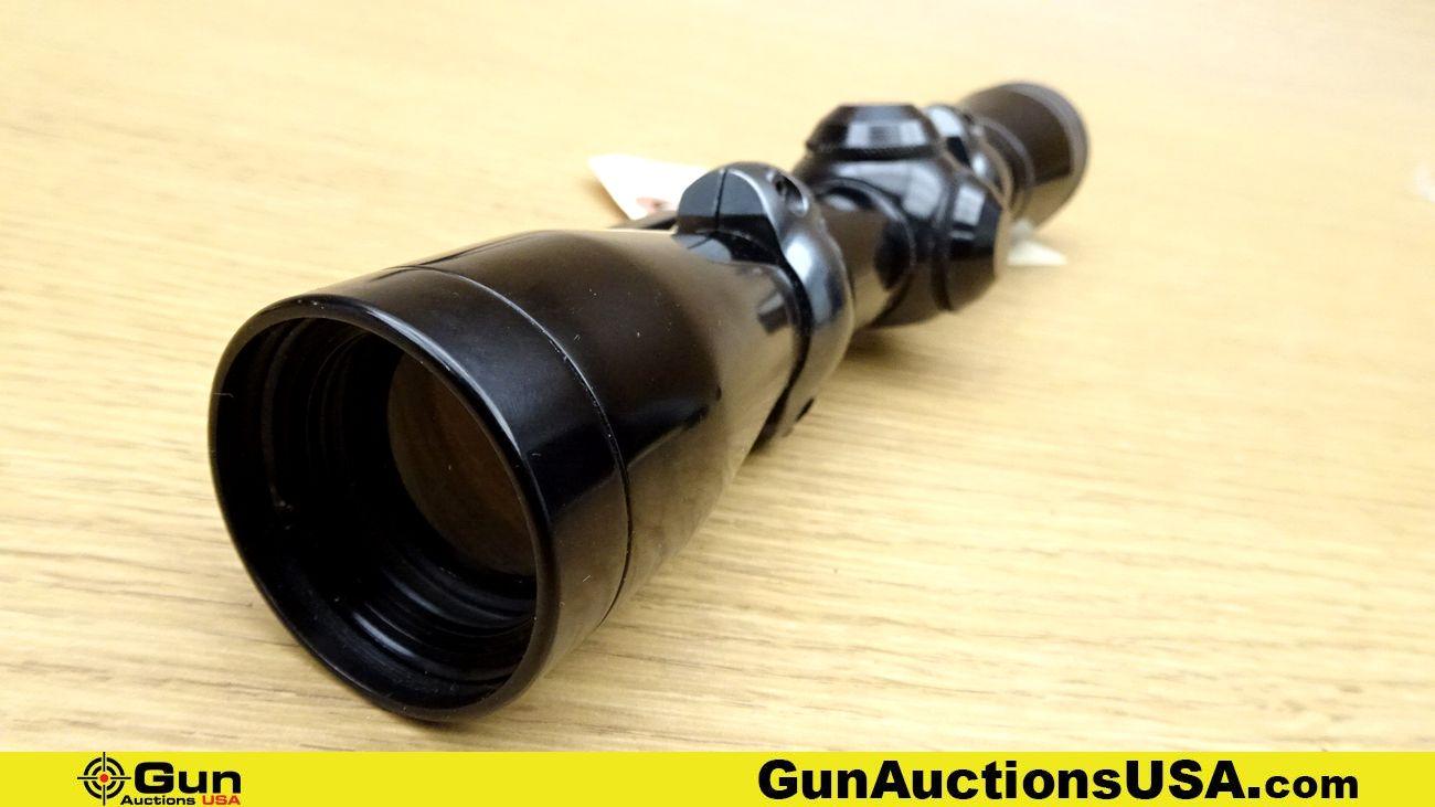 Redfield 4x Scope. Good Condition . High Gloss Black 4x36 mm, Clear Glass, Duplex Reticle, Long Eye