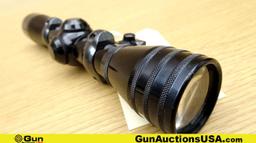 Redfield 4x Scope. Good Condition . High Gloss Black 4x36 mm, Clear Glass, Duplex Reticle, Long Eye