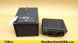 DAC, Pro Lock Accessories . Good Condition. Lot of 3; #1 DAC Sport Safe, with Key. #2 One Trigger Lo