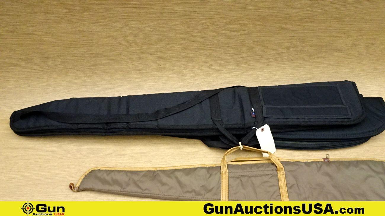 Red Head, Etc. Soft Gun Cases . Good Condition . Lot of 4; Assorted Long Gun Soft, Zipper Cases. . (