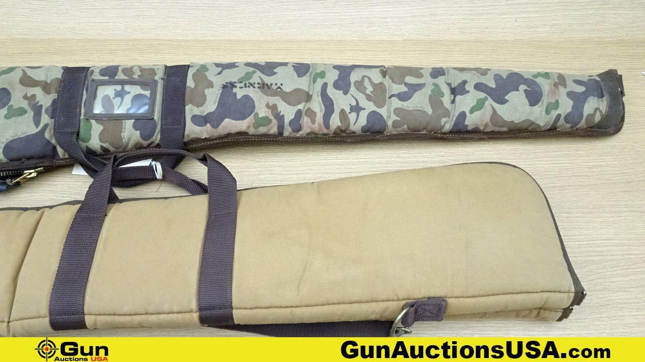 Allen Soft Gun Cases . Good Condition . Lot of 2; Assorted Long Gun Soft Cases. . (68264)
