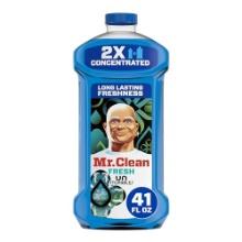 Mr. Clean 2X Concentrated Multi Surface Cleaner w/Unstopables Fresh Scent, 41 Fl Oz