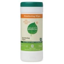 Seventh Generation 8.7 Oz. Lemongrass Citrus Scent Disinfectant Wipes (35 Wipes/Canister)