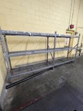 16' Pallet Rack storage.  Sold by the section, your bid X 2