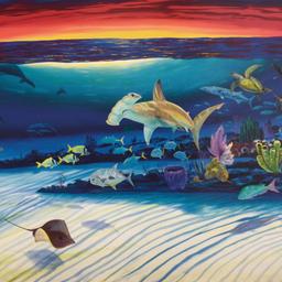 Sea Life Below by Wyland