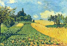 Alfred Sisley - Grain Fields on the Hills of Argenteuil