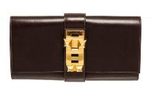 Hermes Chocolat Box Calfskin Medor 29