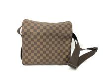 Louis Vuitton Damier Ebene Canvas Leather Naviglio Messenger Bag