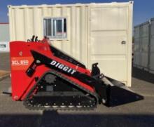 (Inv.164) New Unused Diggit Model SCL850 Tracked Skid Loader with Auxiliary Hydraulics