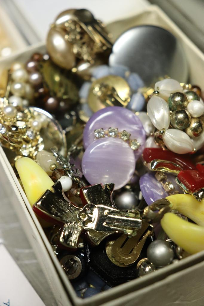 Quantity of Costume Jewelry to include pins, earrings, etc.