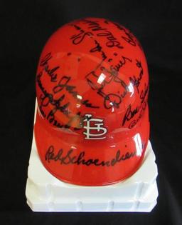 1964 St Louis Cardinals signed mini helmet