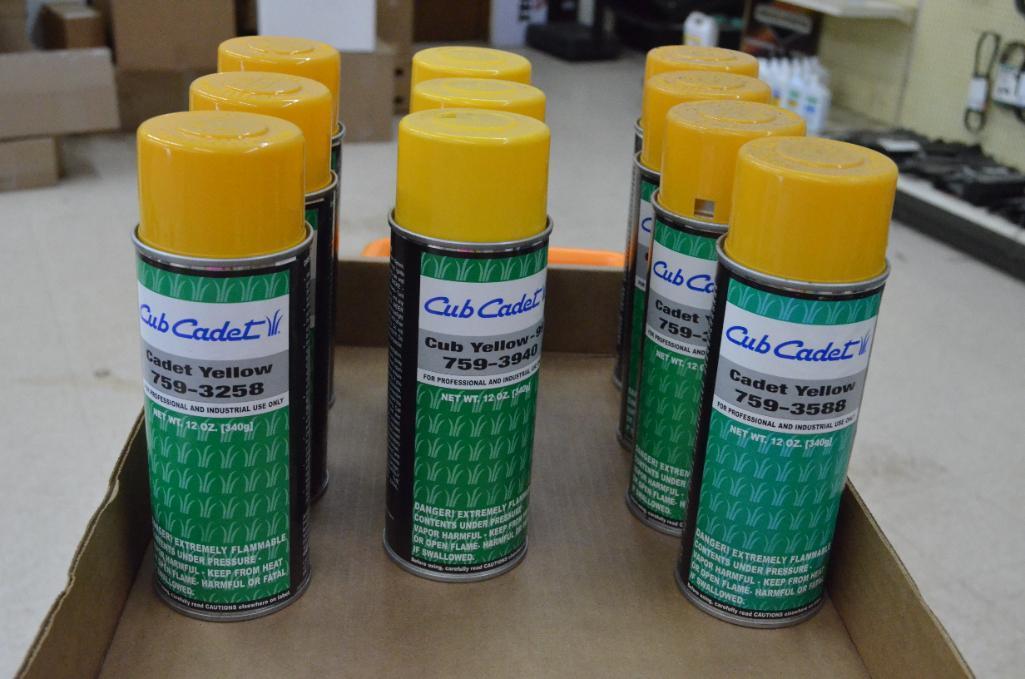 (10) Cans of Cub Cadet Spray Paint