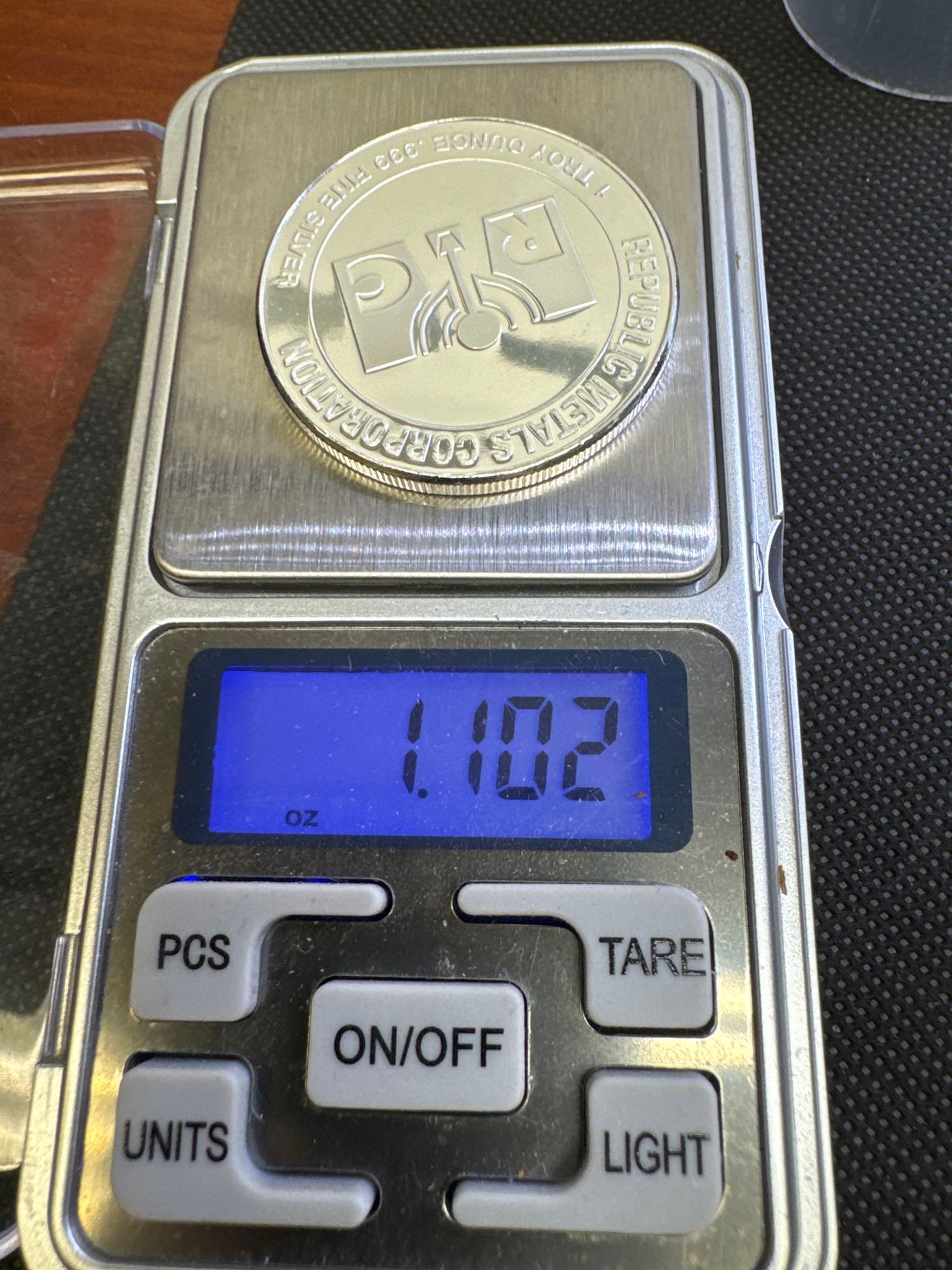 3x 1 Troy Ounce RMC .999 Fine Silver Bullion Coin 3.31 Oz