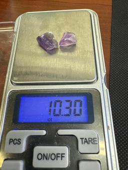 Purple Uncut Amethyst Gemstone 10.30 Ct