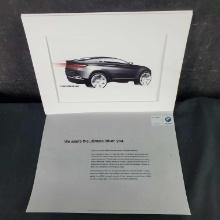 Matted sketch of BMW 2006 concept model