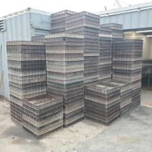 Approx. 260 stackable depuration plastic trays 3in tall 22in wide