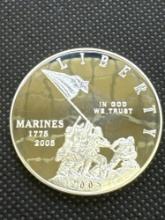 2005 United States Mint Marines 90% Silver Proof Coin