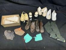 Very Old Antique Baby Shoes