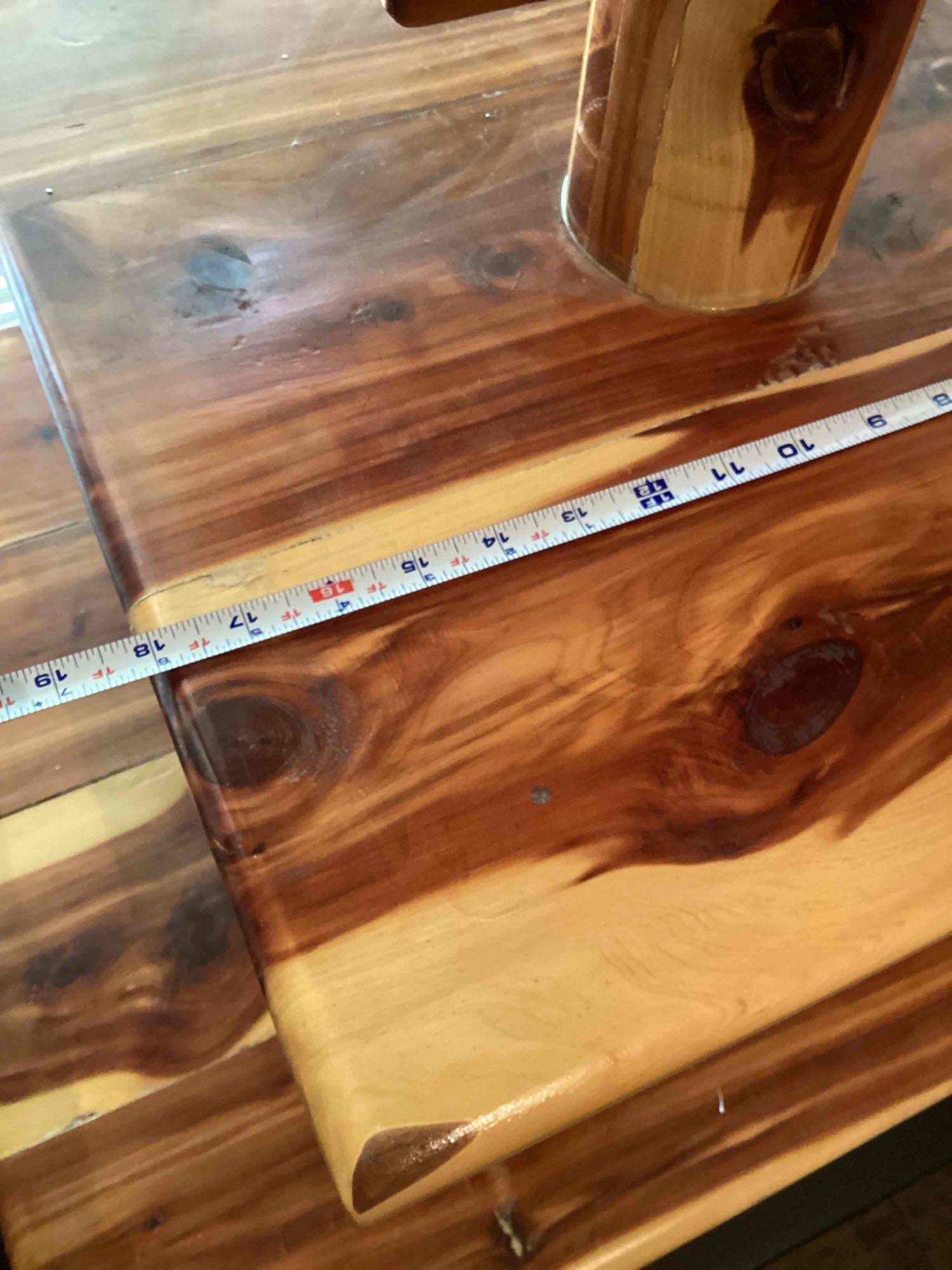 3 tier cedar table